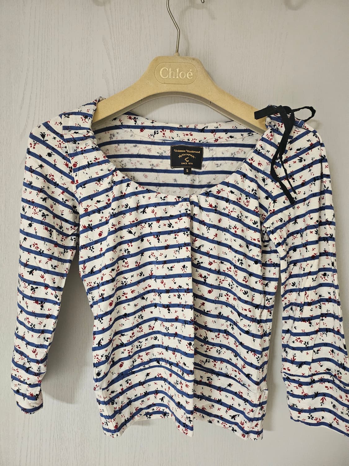 비비안웨스트우드 골드라벨 저지 티 블라우스 상품이미지1