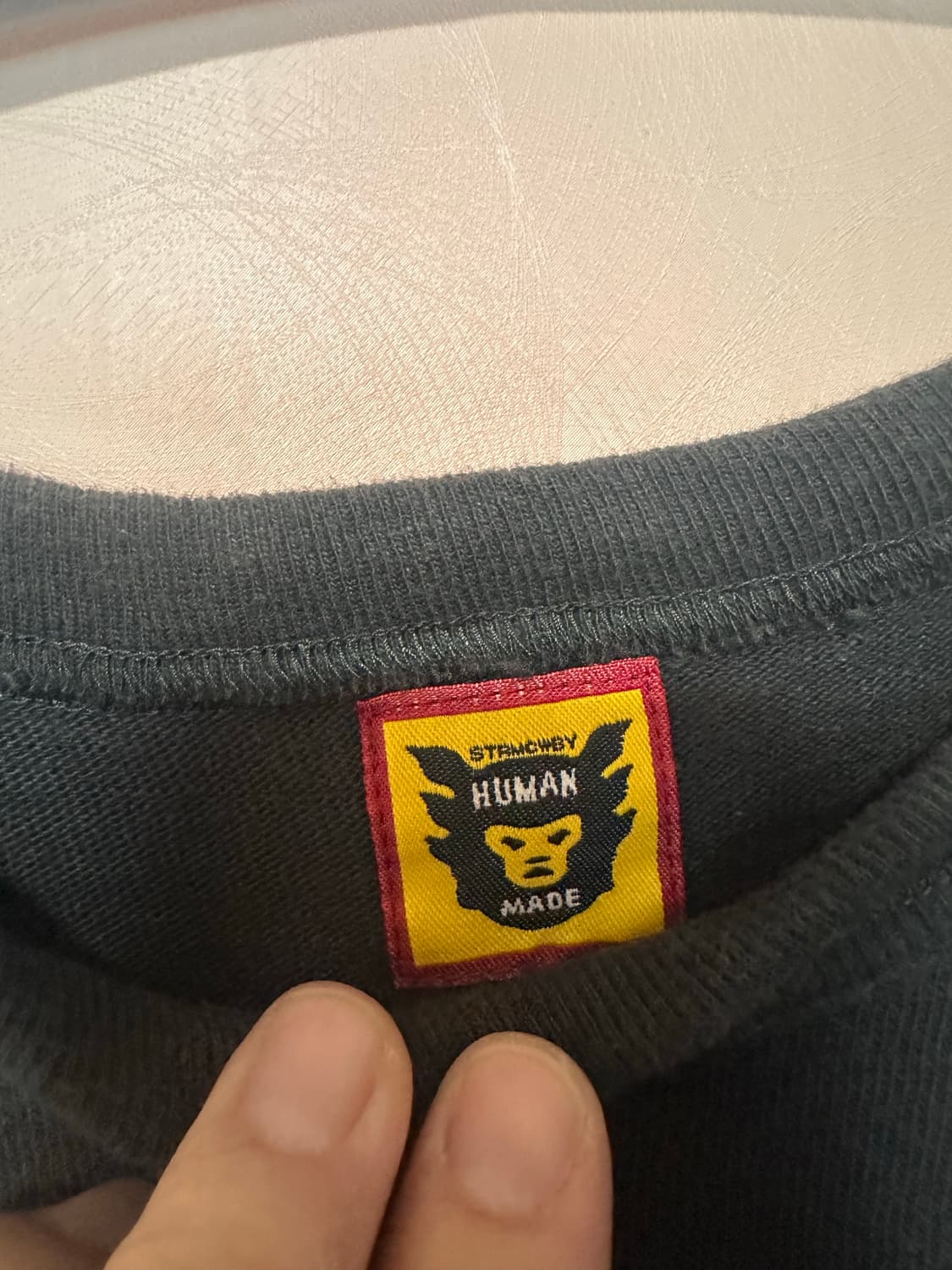 XL) 휴먼 메이드 x 베르디 걸스 돈 크라이 화이트 데이 티셔츠 블랙 상품이미지6