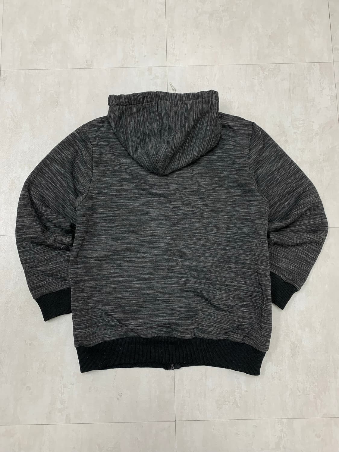 Brookcyn 회색 양털 후드집업 #25 상품이미지6