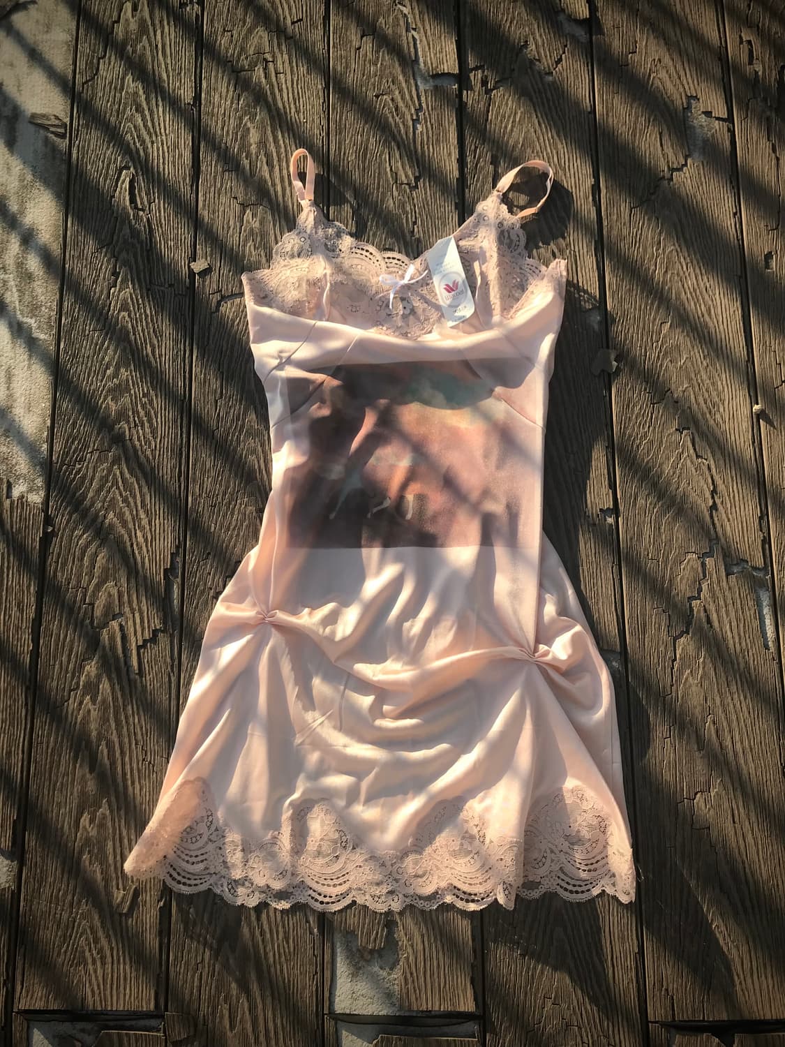 [Deadstock] Satin Lace Slip Dress 상품이미지2