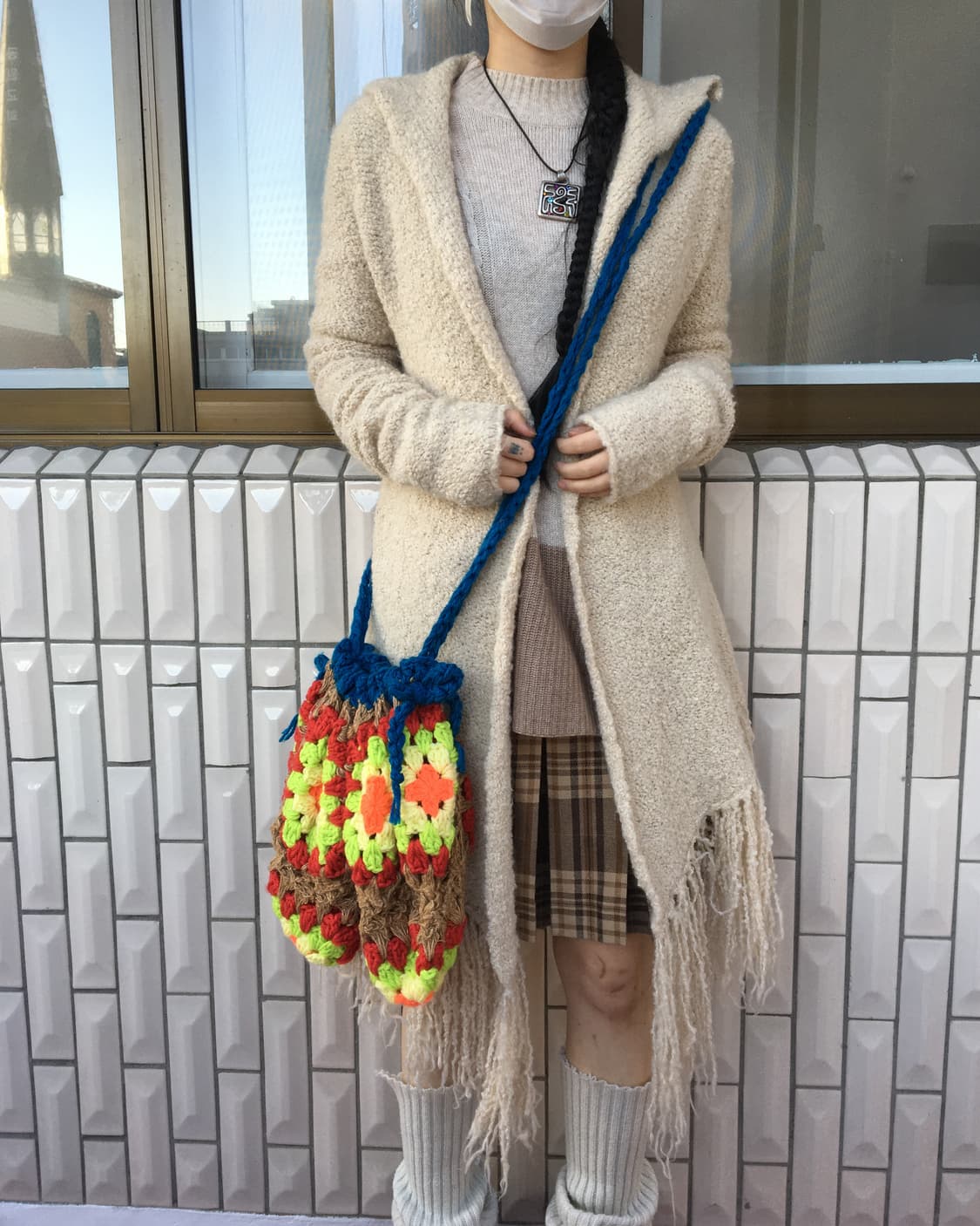  knitted cross bag 상품이미지7