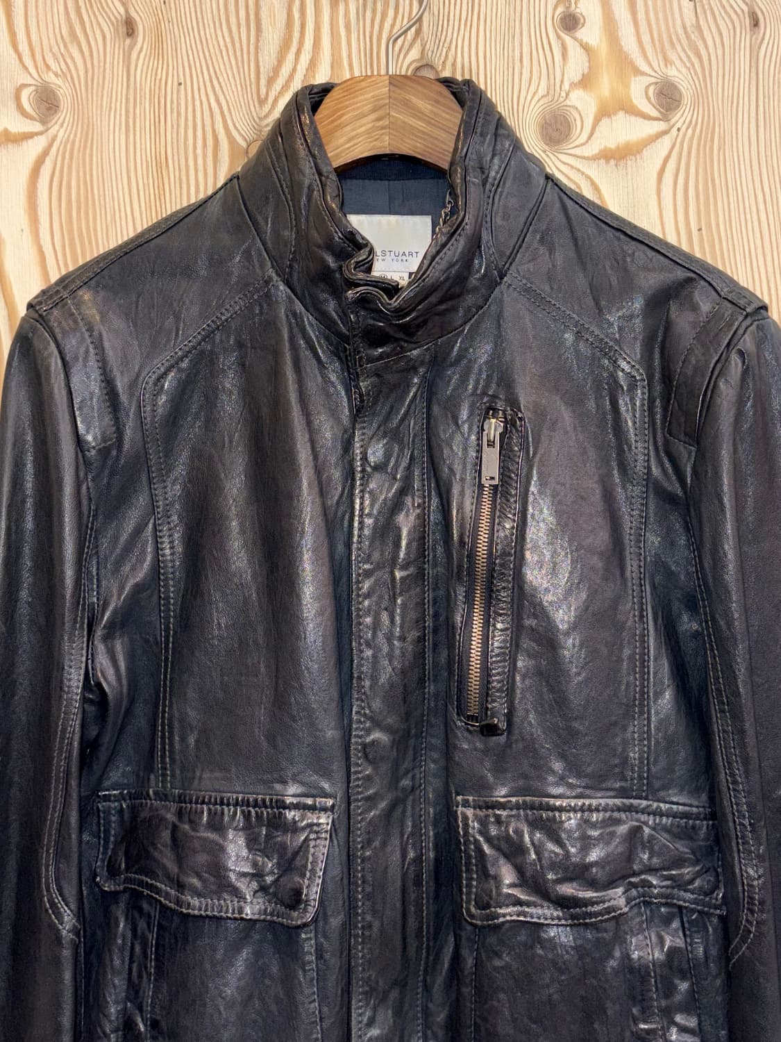 질스튜어트 뉴욕 브러쉬드 레더 자켓 상품이미지2