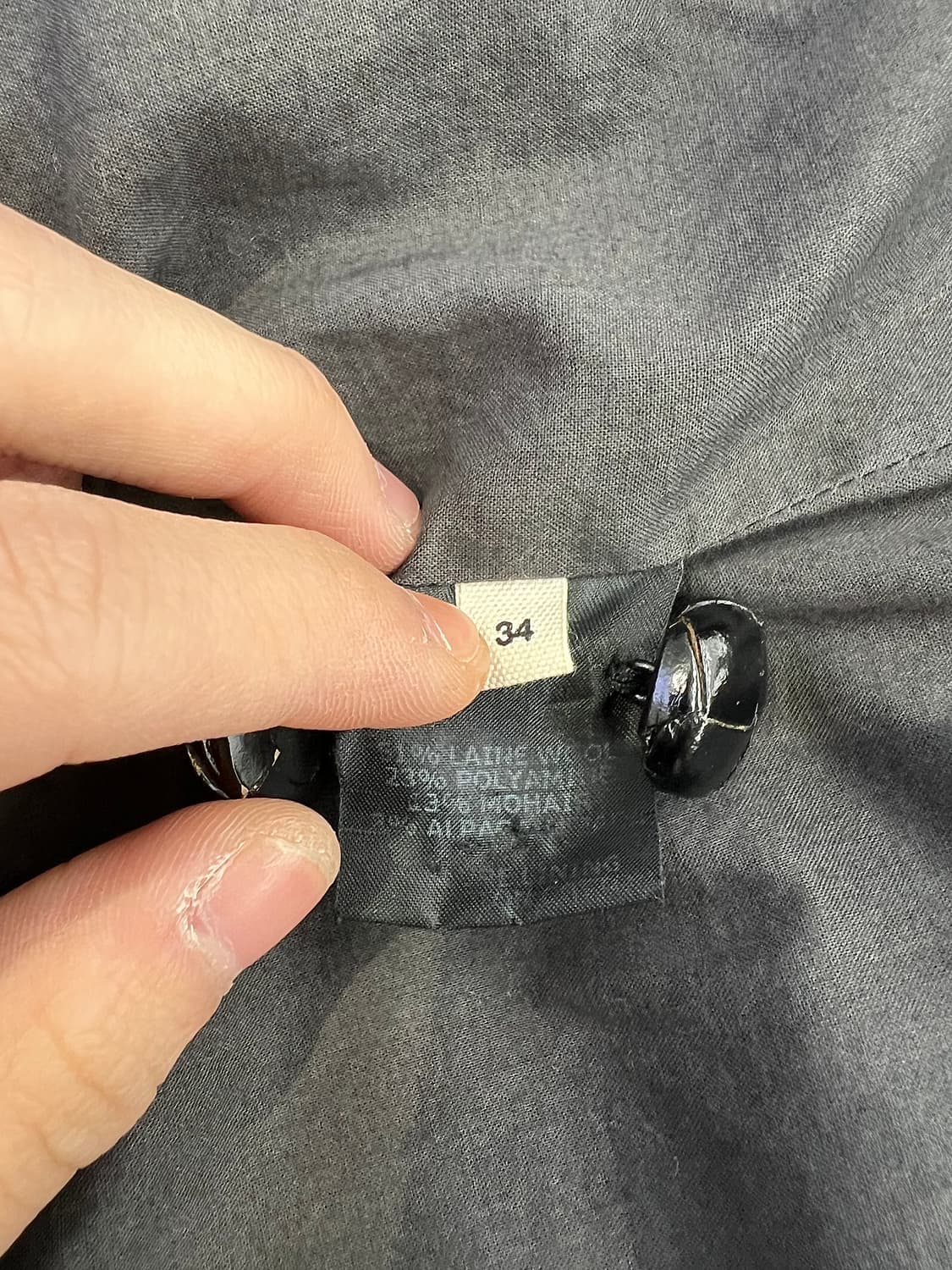 이자벨 마랑 에뚜왈 블랙 헤링본 울 싱글 코트 상품이미지8