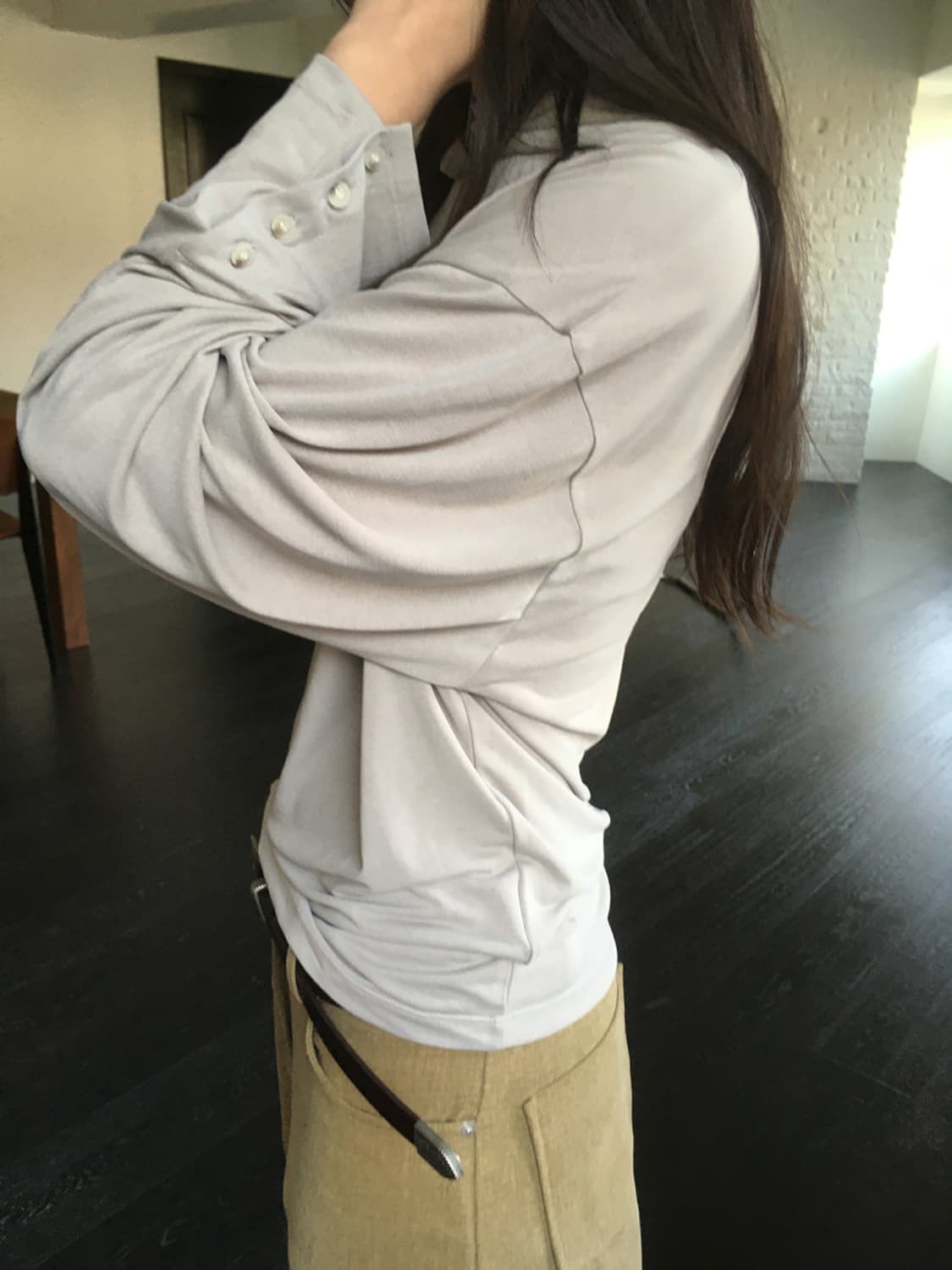 미엔느 mienne 소프트 드레이프 모달 티 상품이미지6