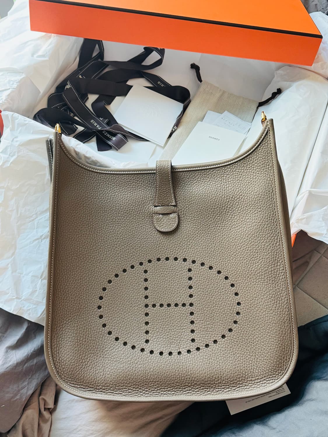 [K각인/인보이스] 에르메스 에블린 33 에토프 금장 (남성 강추) 상품이미지1