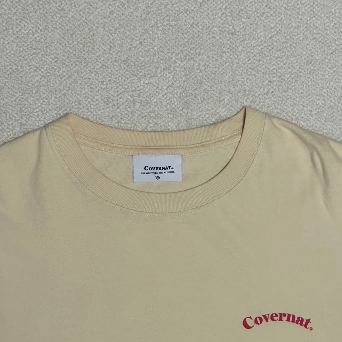 커버낫 세리프 아치 로고 티셔츠 상품이미지5