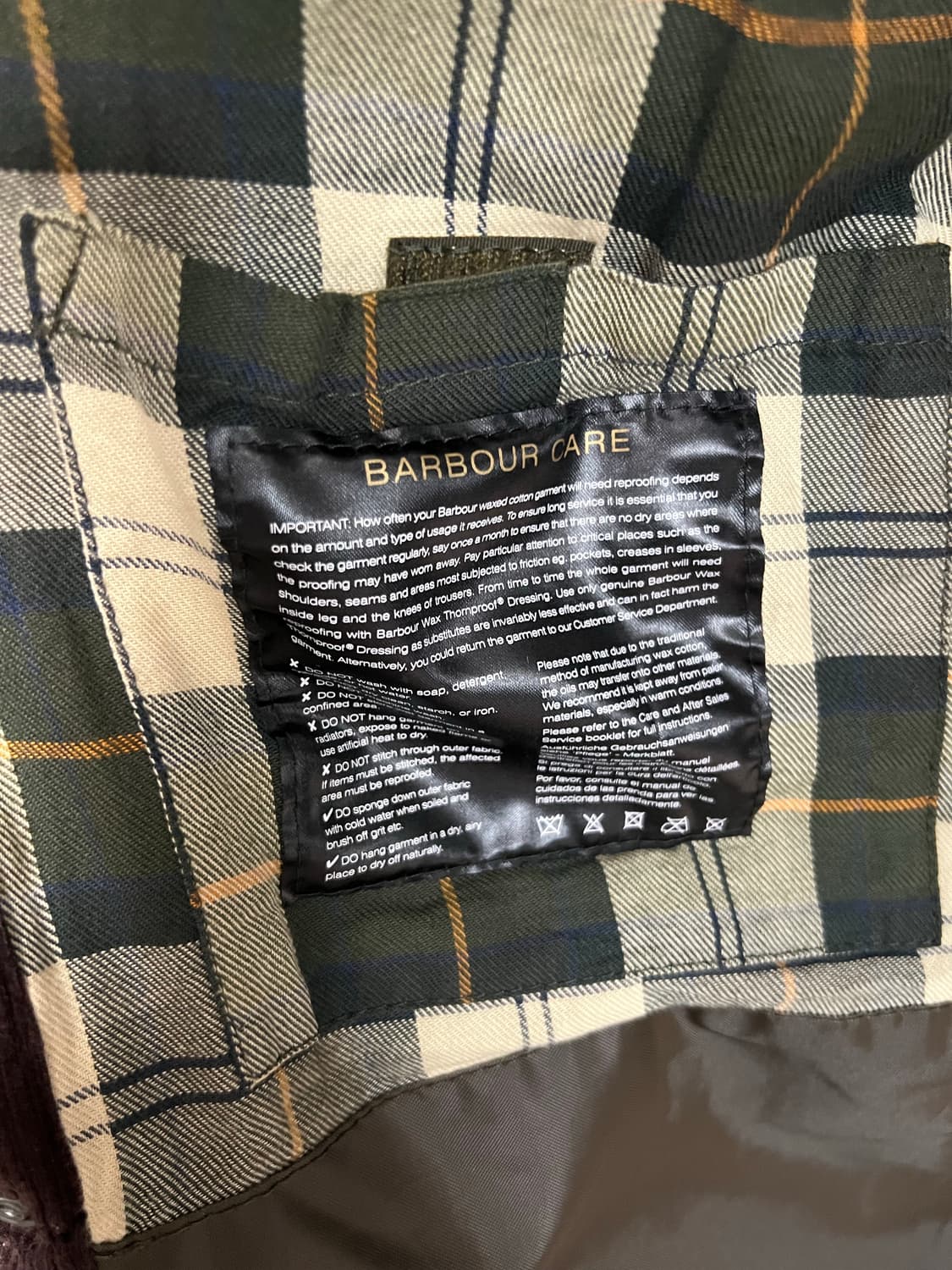 18fw 캡틴선샤인 바버 트레블러코트 38Size 상품이미지6