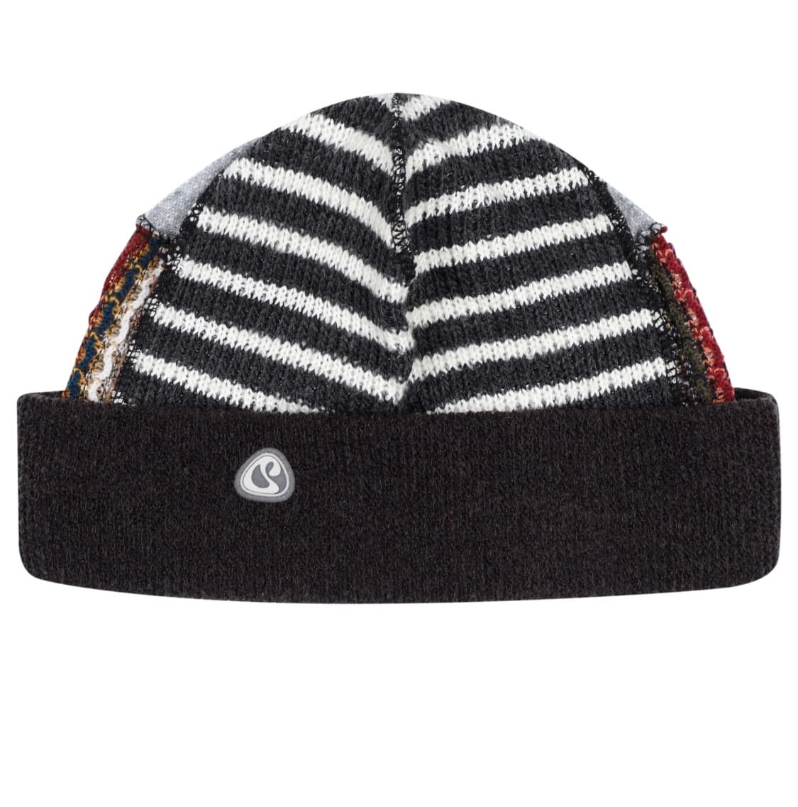 코이세이오 패치워크 비니 브라운 상품이미지1