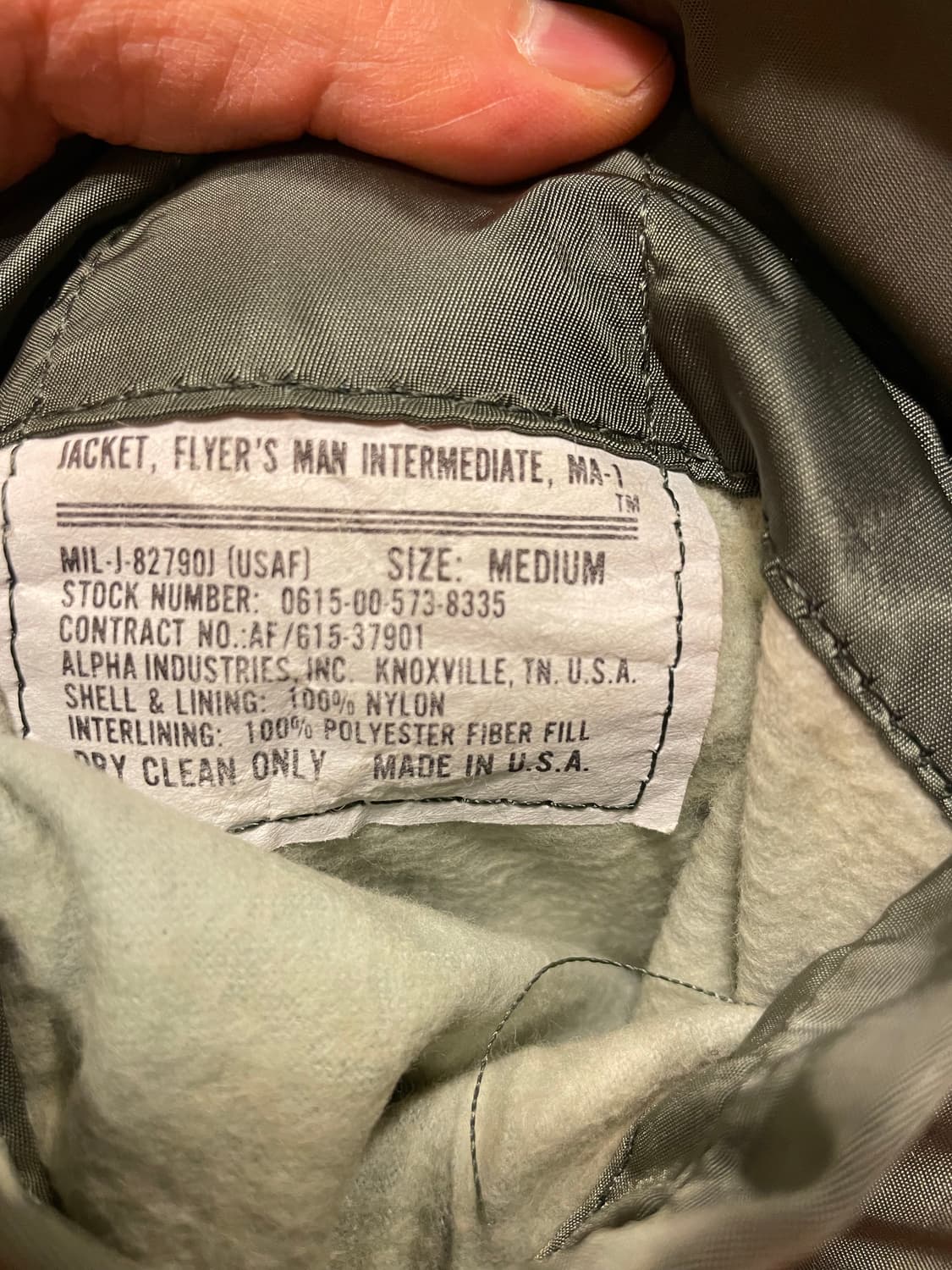 80~90s 알파인더스트리 ma1 상품이미지4