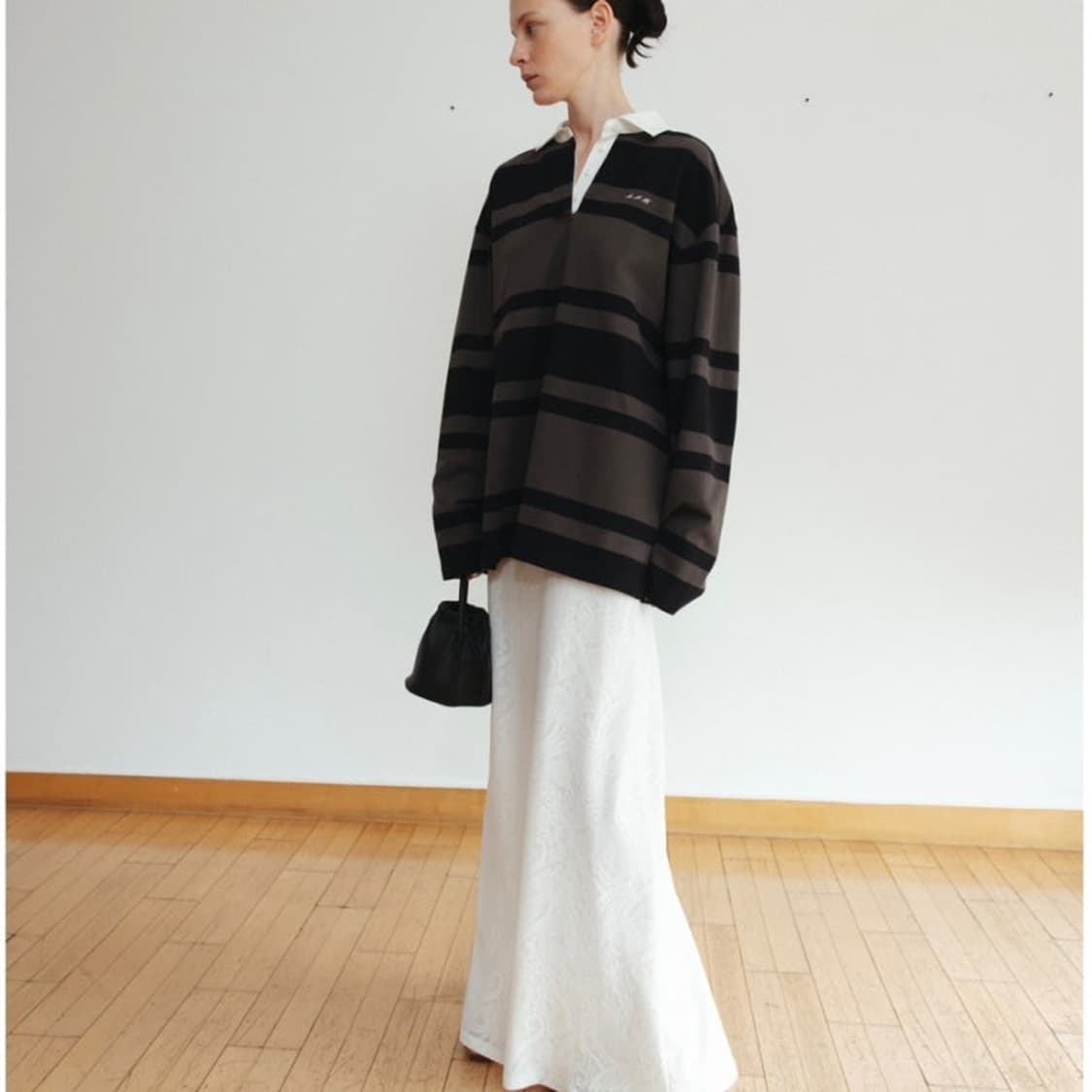 모노하 레이스 밴드 롱 스커트 실착 1회 상품이미지1