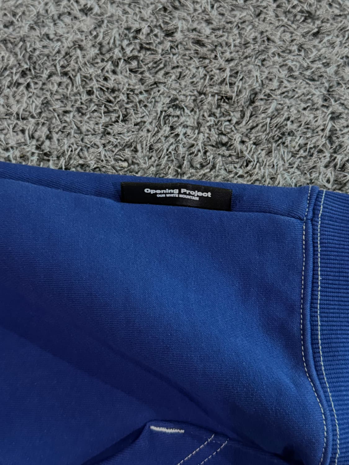 오프닝프로젝트 후디 코발트블루 2 상품이미지5