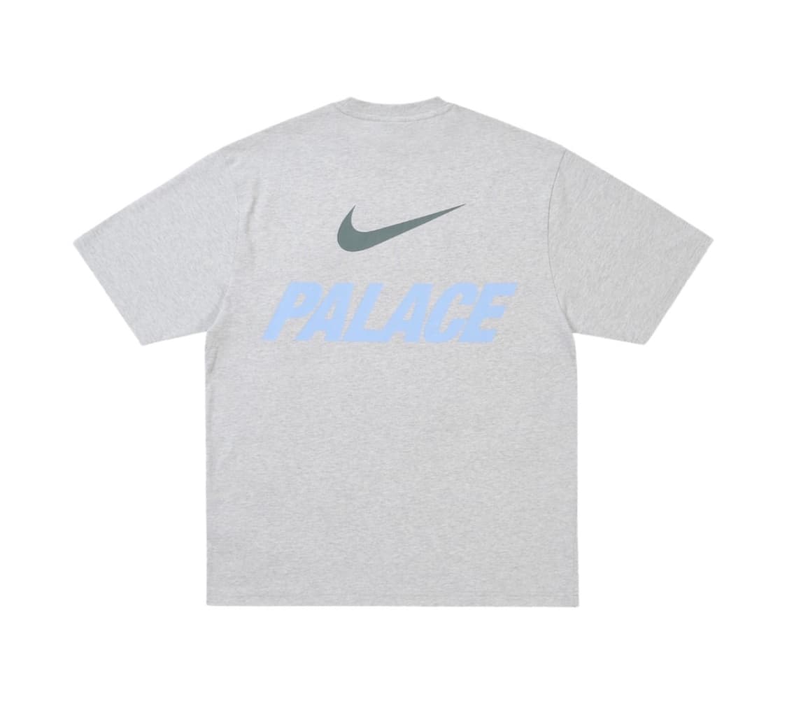 L 팔라스 x 나이키 폰트 스우시 티셔츠 그레이 말 - 26SS 상품이미지1