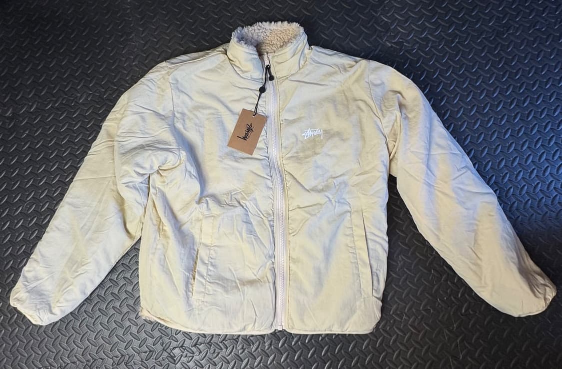 스투시의 쉐르파 리버서블 자켓 내추럴 상품이미지6