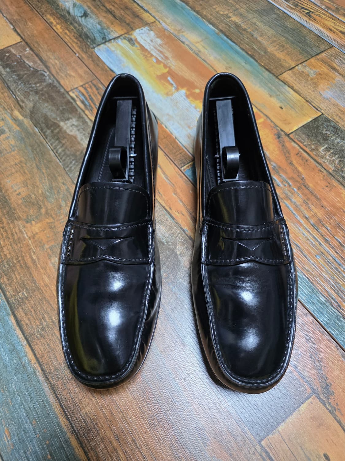 프라다 블랙 페니 로퍼  / 유광 / 8 (265~270) 상품이미지4