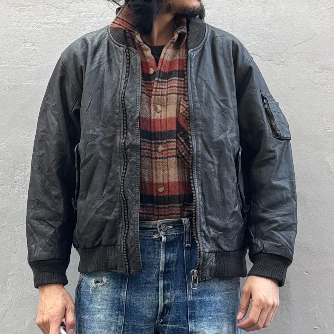 ANECDOTE G-2 레더 자켓 상품이미지9