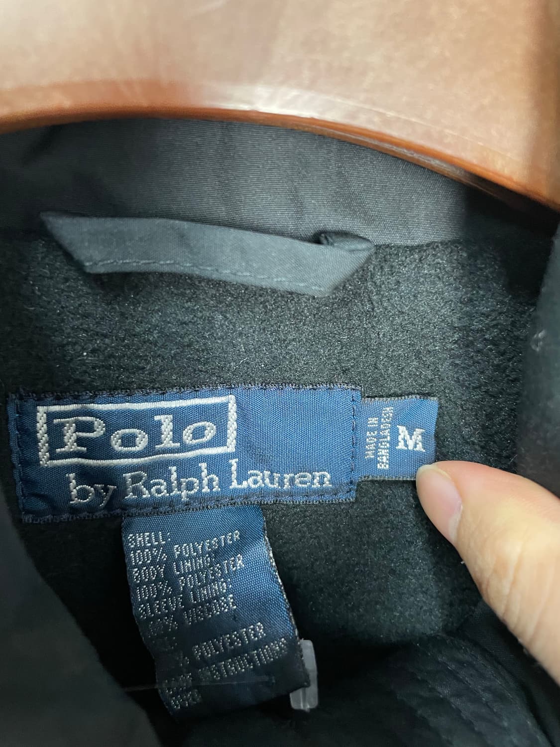 폴로 랄프로렌 블랙 나일론 페리 자켓 H1929 상품이미지4