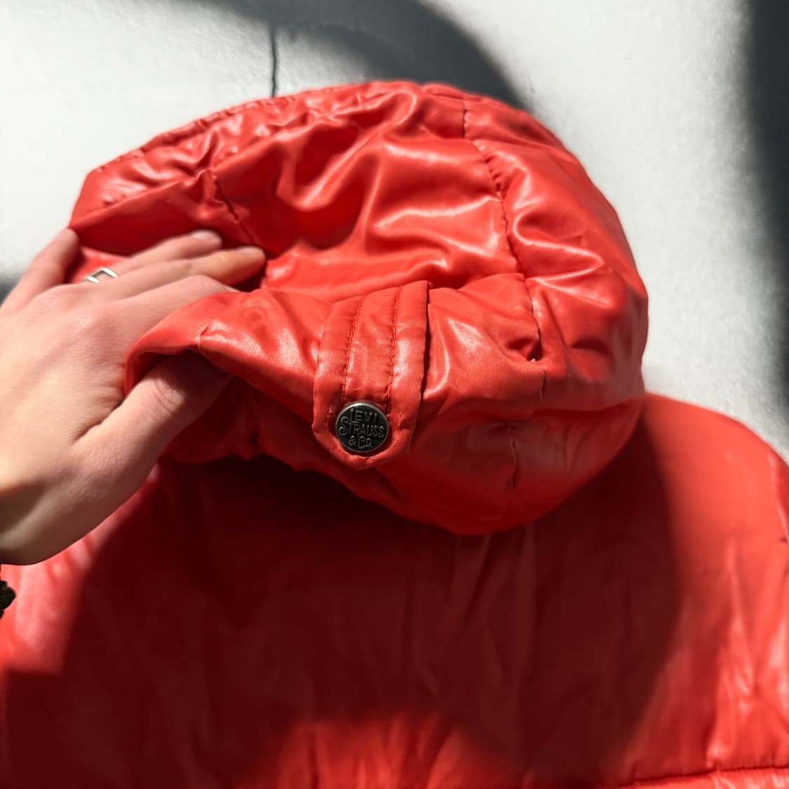 리바이스 올드스쿨 프린팅 디테일 푸퍼 패딩 자켓 상품이미지5