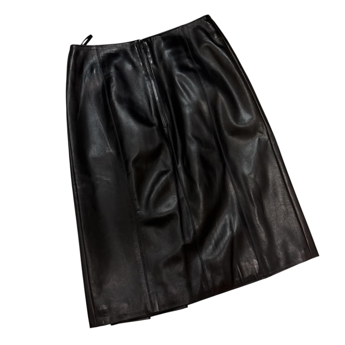 샤넬 램스킨 사이드 플레어 스커트 ( 24 ) 상품이미지2