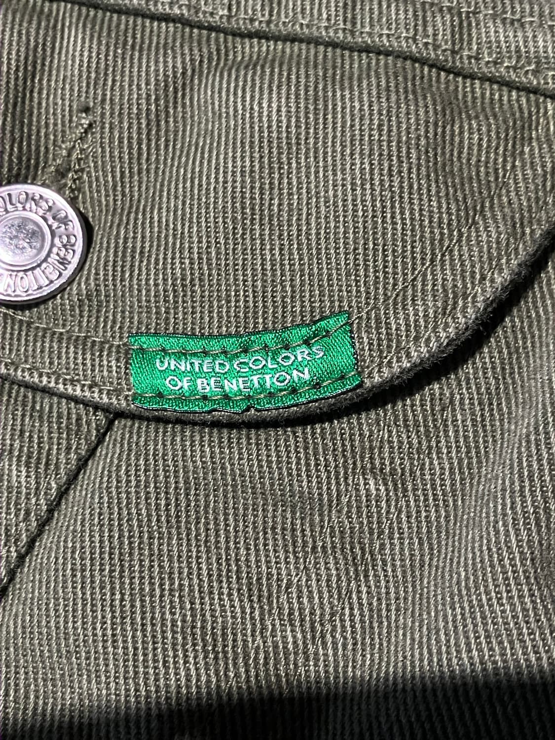 Benetton 블루 패밀리 트러커 자켓 S 상품이미지7