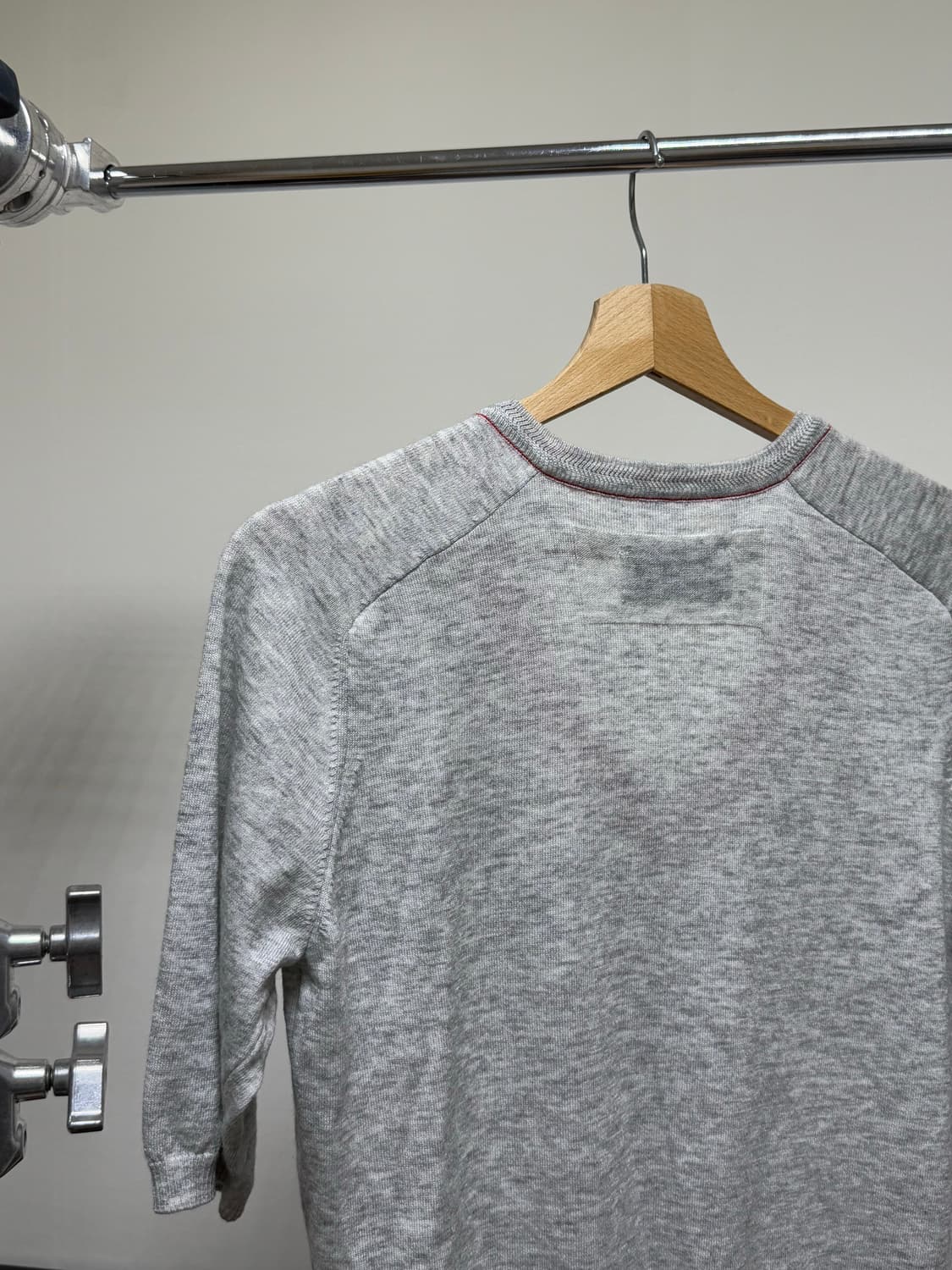 매기 Maggie 하프 슬리브 브이넥 여름 니트 상품이미지4