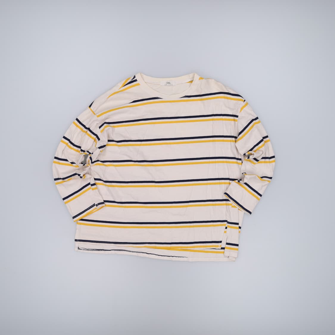 F 빈티지 스트라이프 긴팔티 0424H1 상품이미지1