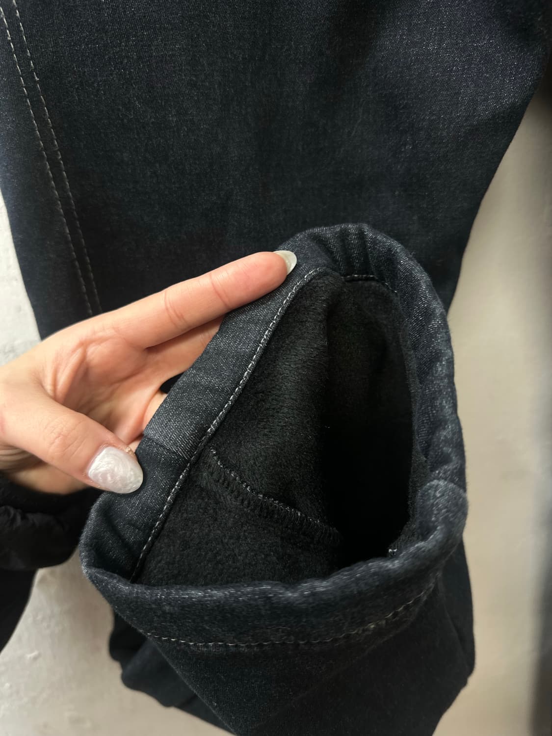 일본빈티지 FieldCore 필드코어 인디고 기모 워크 데님 팬츠 상품이미지6