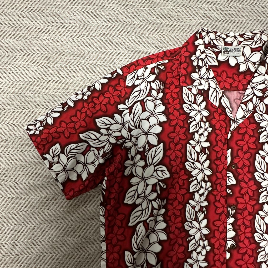 VINTAGE usa made hawaiian shirt 상품이미지3