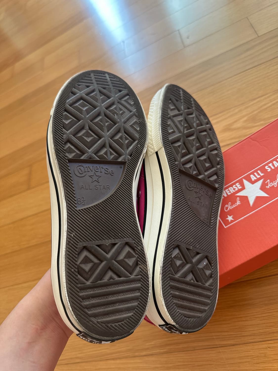 컨버스 로우 척테일러 럭키 핑크 270 상품이미지4