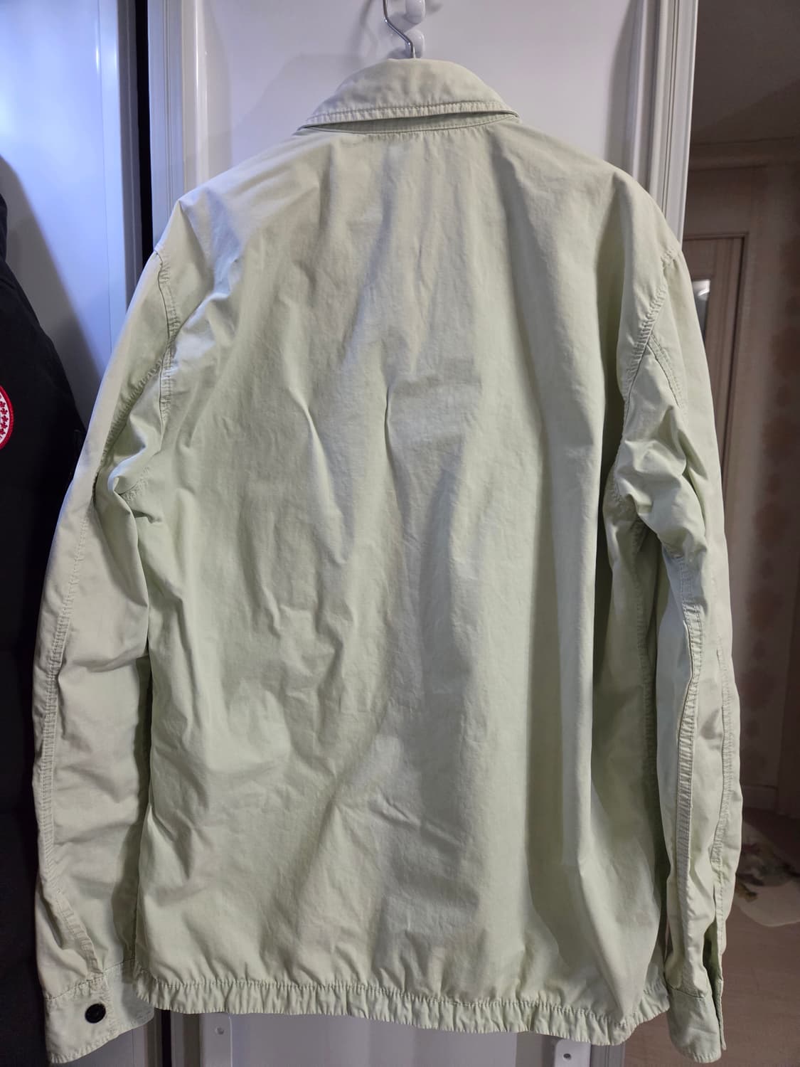 스톤아일랜드 코튼 가먼트 다잉 오버셔츠 세이지 그린 상품이미지2