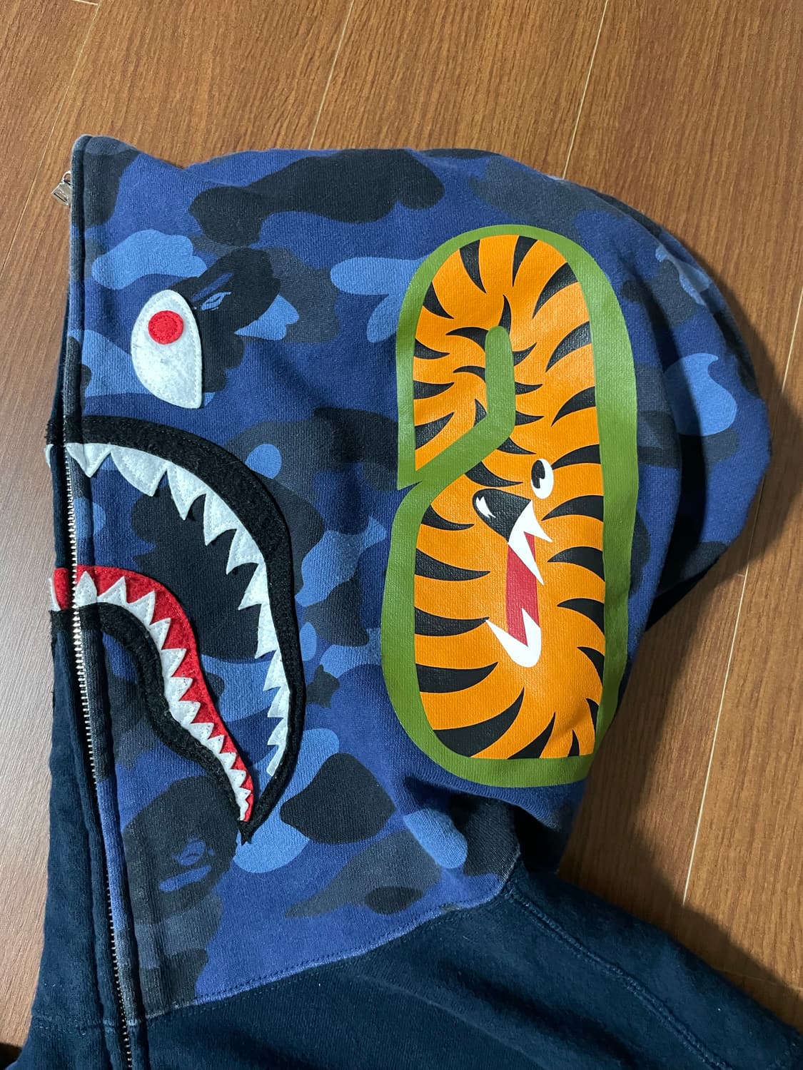 베이프 청계 반카모 후드집업 XL 상품이미지6