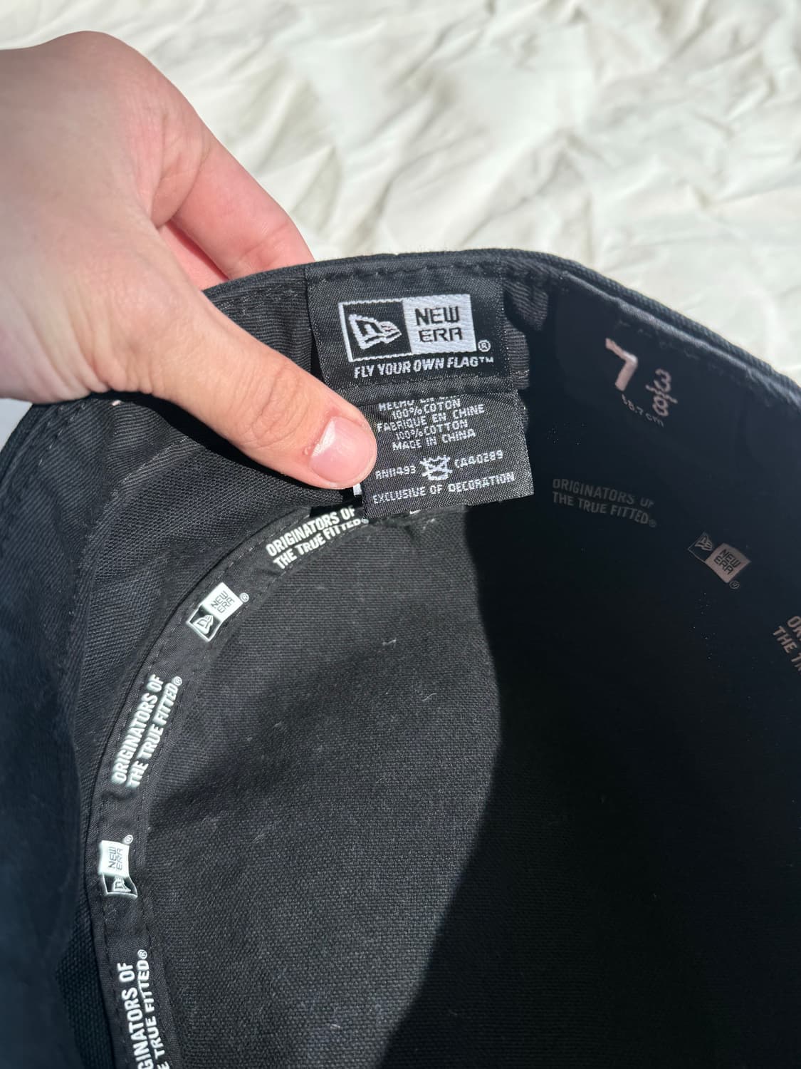 NEW ERA 빈티지 블랙 워크캡 7 3/8 상품이미지5