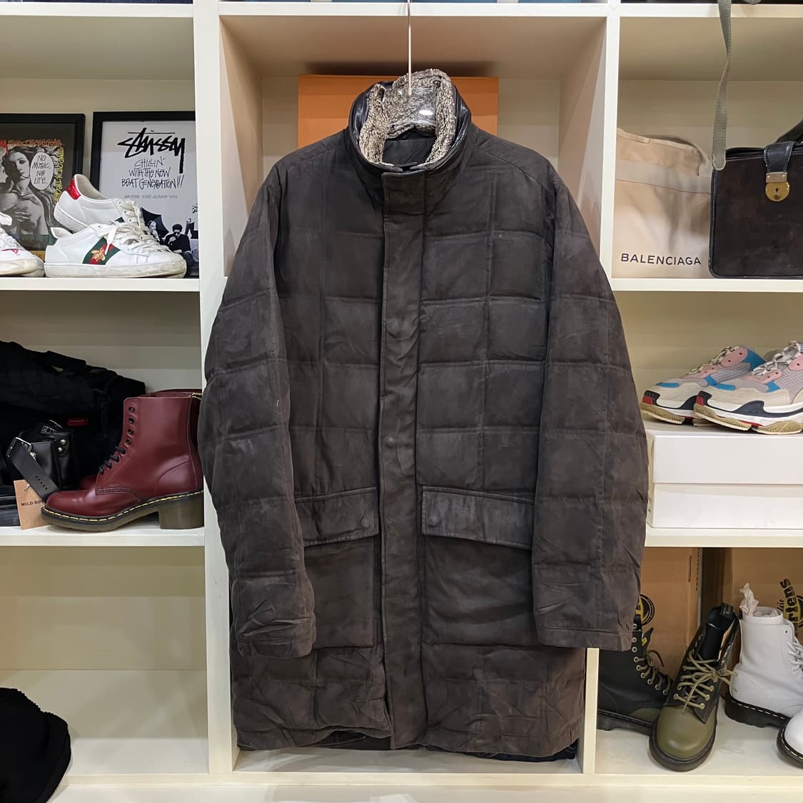 빨질레리 스웨이드 퍼 롱패딩 50 상품이미지1