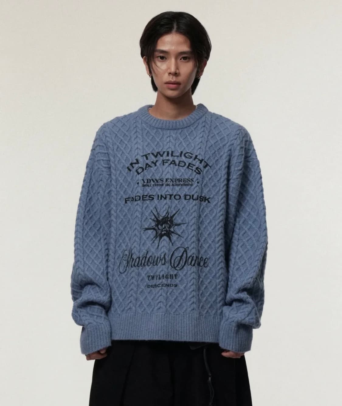 DNSR Dusky Day Crewneck Knit Blue 0사이즈  상품이미지1