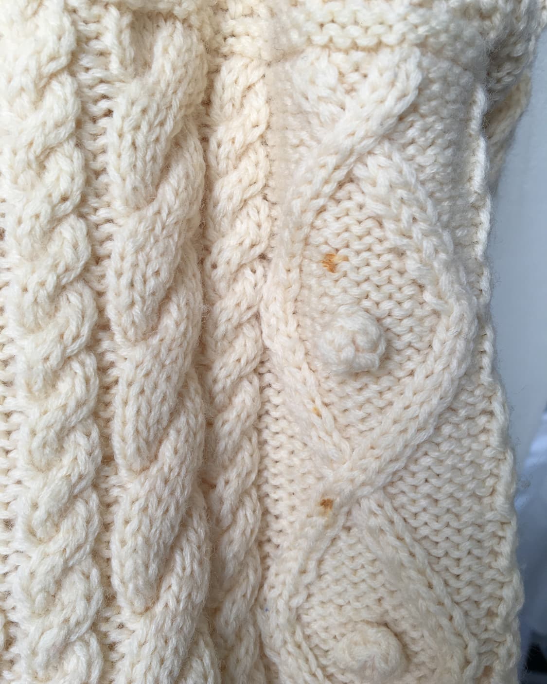 Pom pom woolen knit hood cardigan 상품이미지5