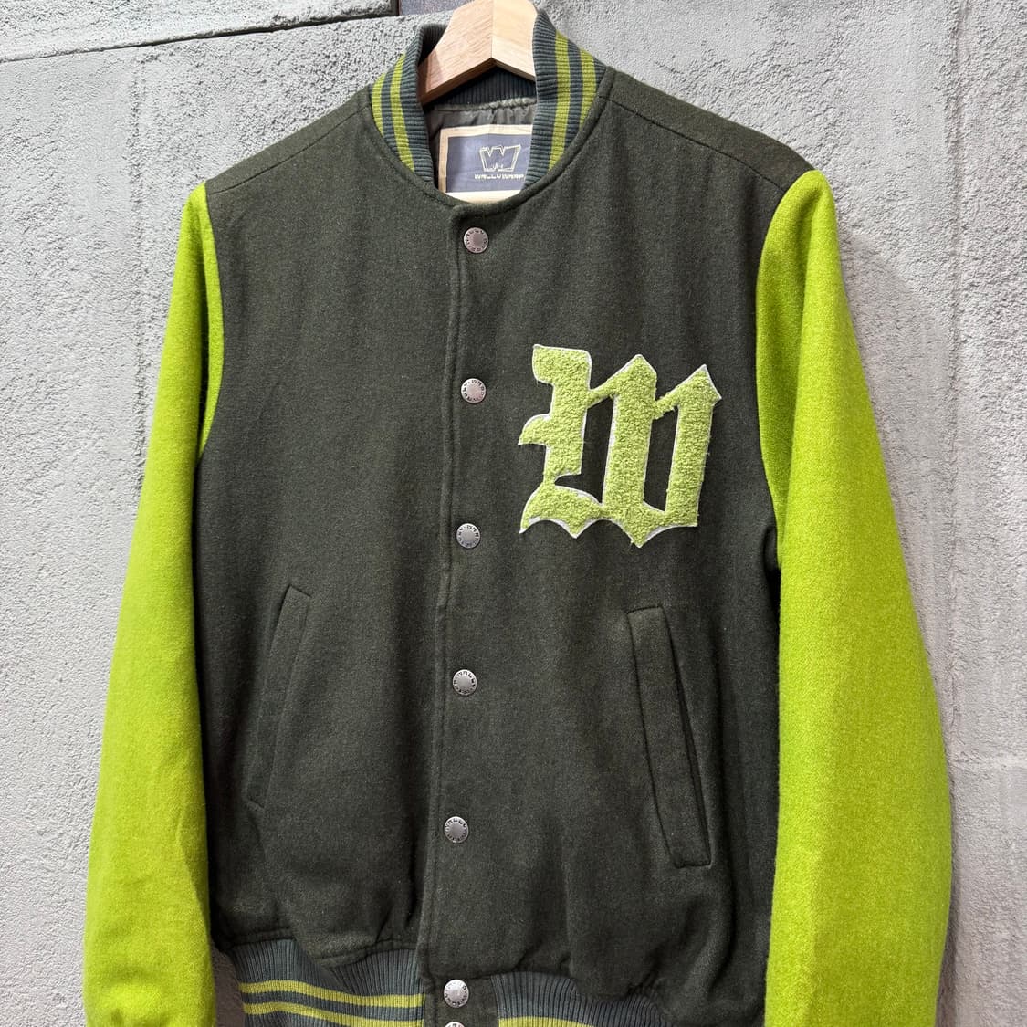 00s Wally Warp 제팬 울 바시티 자켓 (M)  상품이미지1