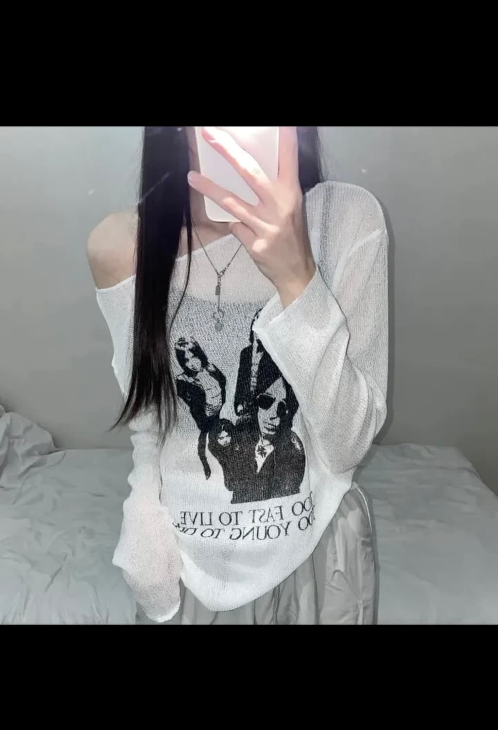 빈티지 시스루 니트  상품이미지1