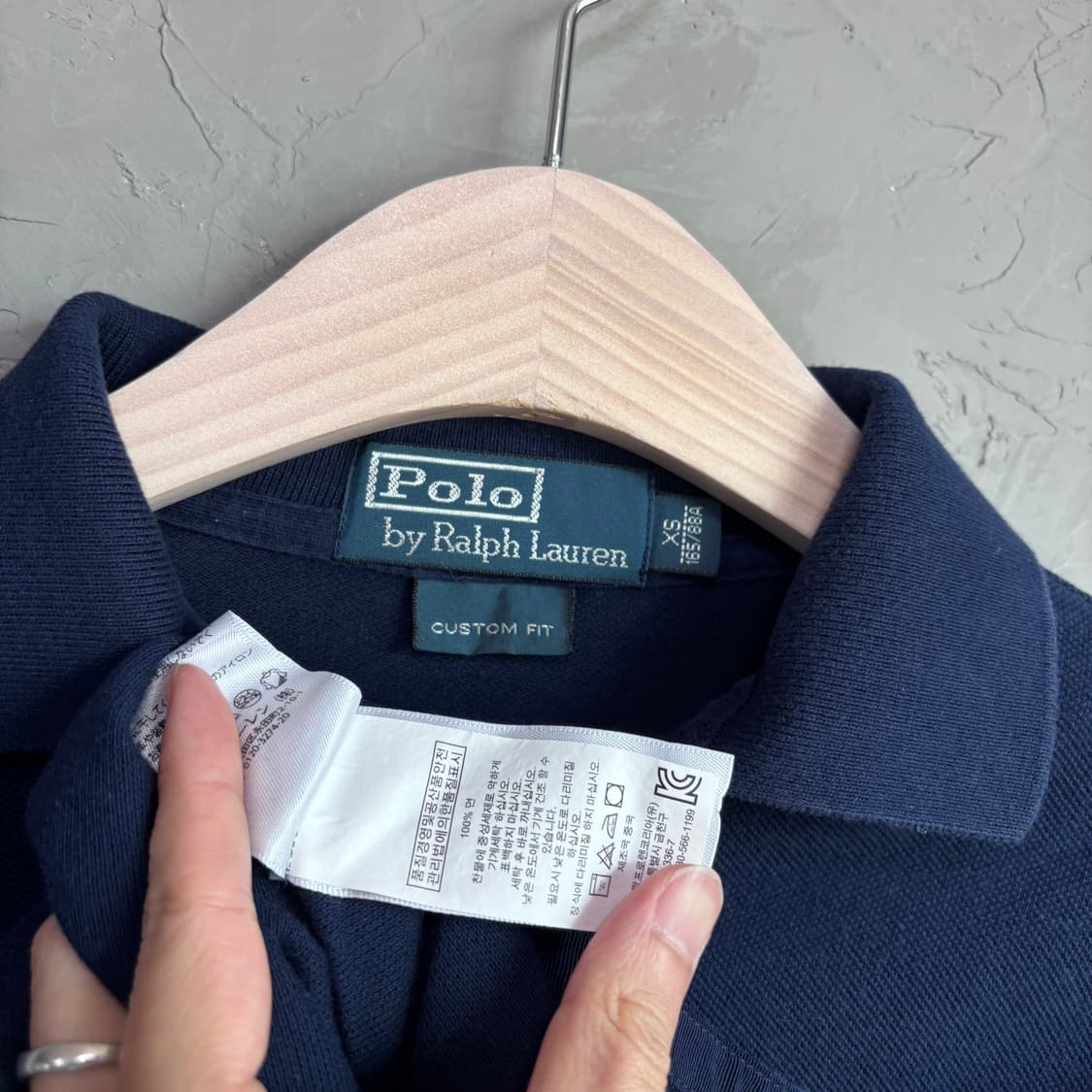 폴로 랄프로렌 빅포니 카라티 롱슬리브 네이비 상품이미지3