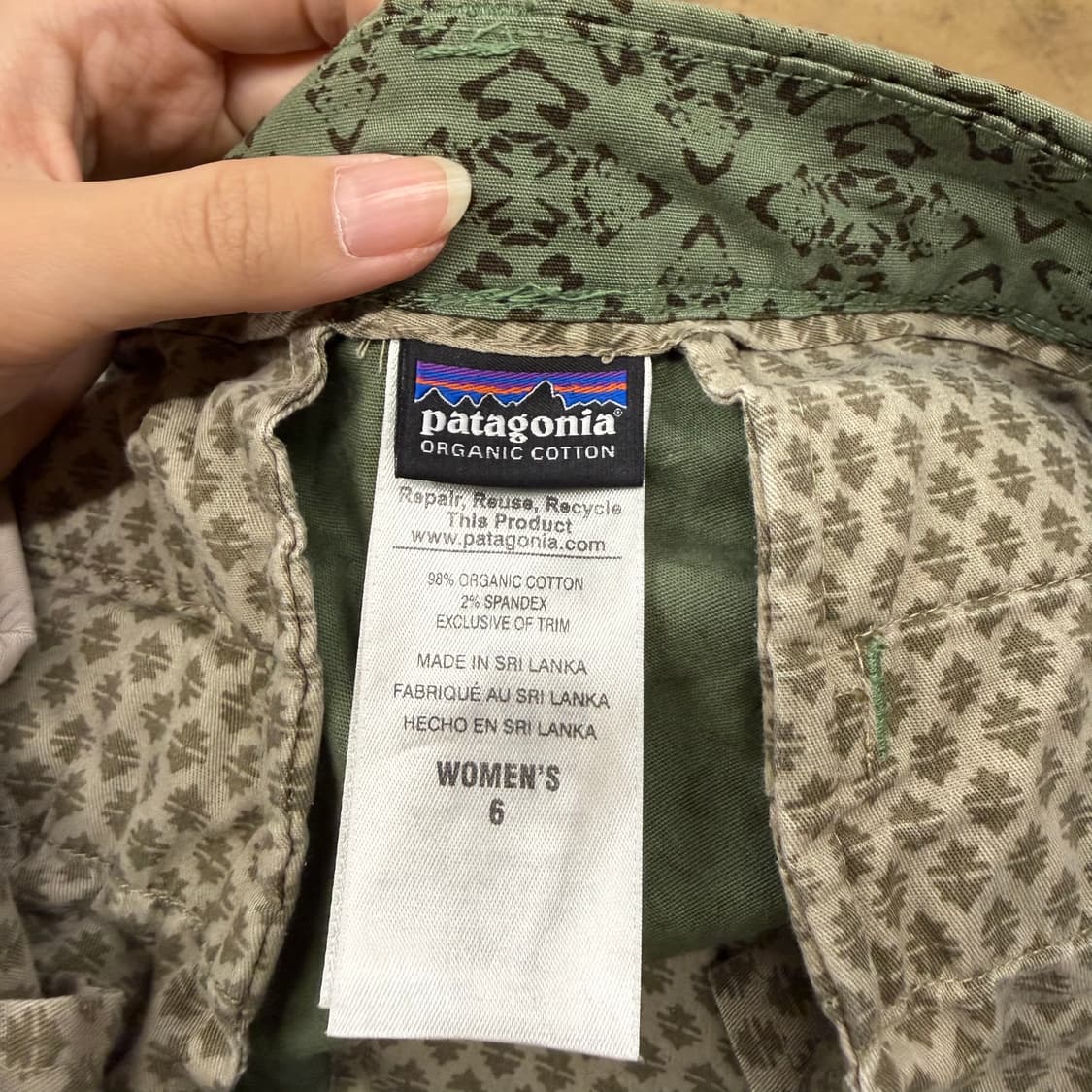 [정품/6] 파타고니아 우먼 오가닉 코튼팬츠 b8 상품이미지5
