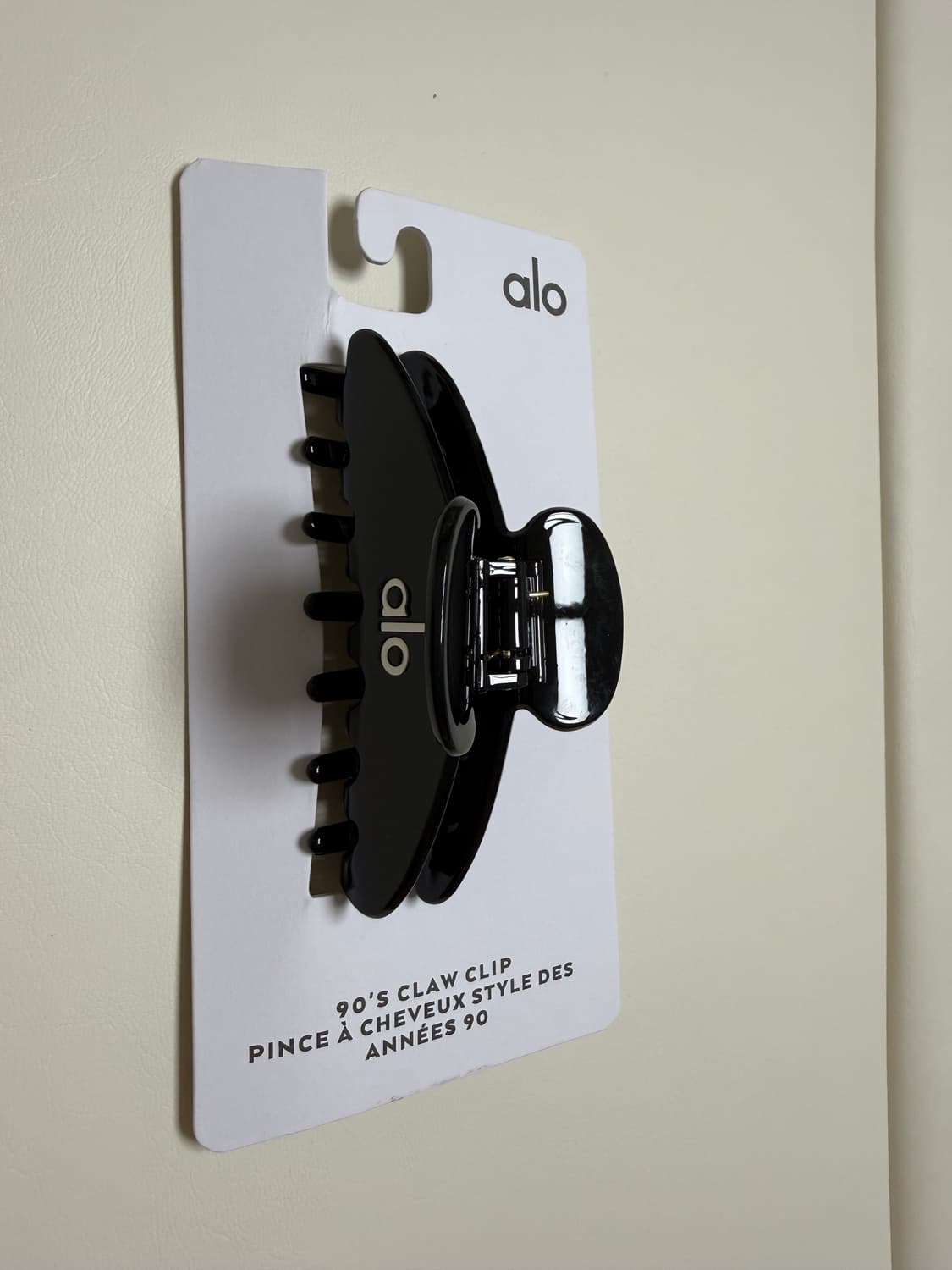 alo 알로요가 집게핀 헤어 클립 90's Claw Clip (블랙) 상품이미지1