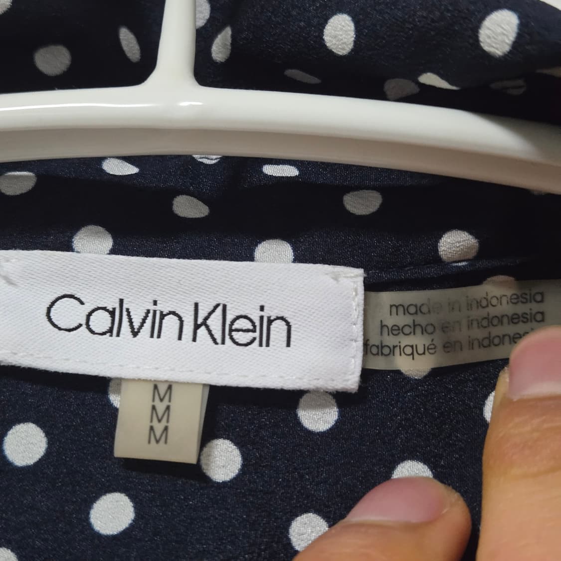 캘빈클라인 도트 블라우스 / 여성 블라우스/ 여자 블라우스  상품이미지3