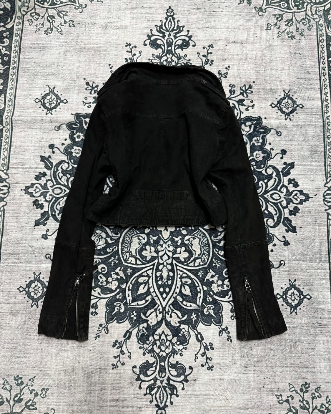 y2k cropped diagonal line jacket 상품이미지2