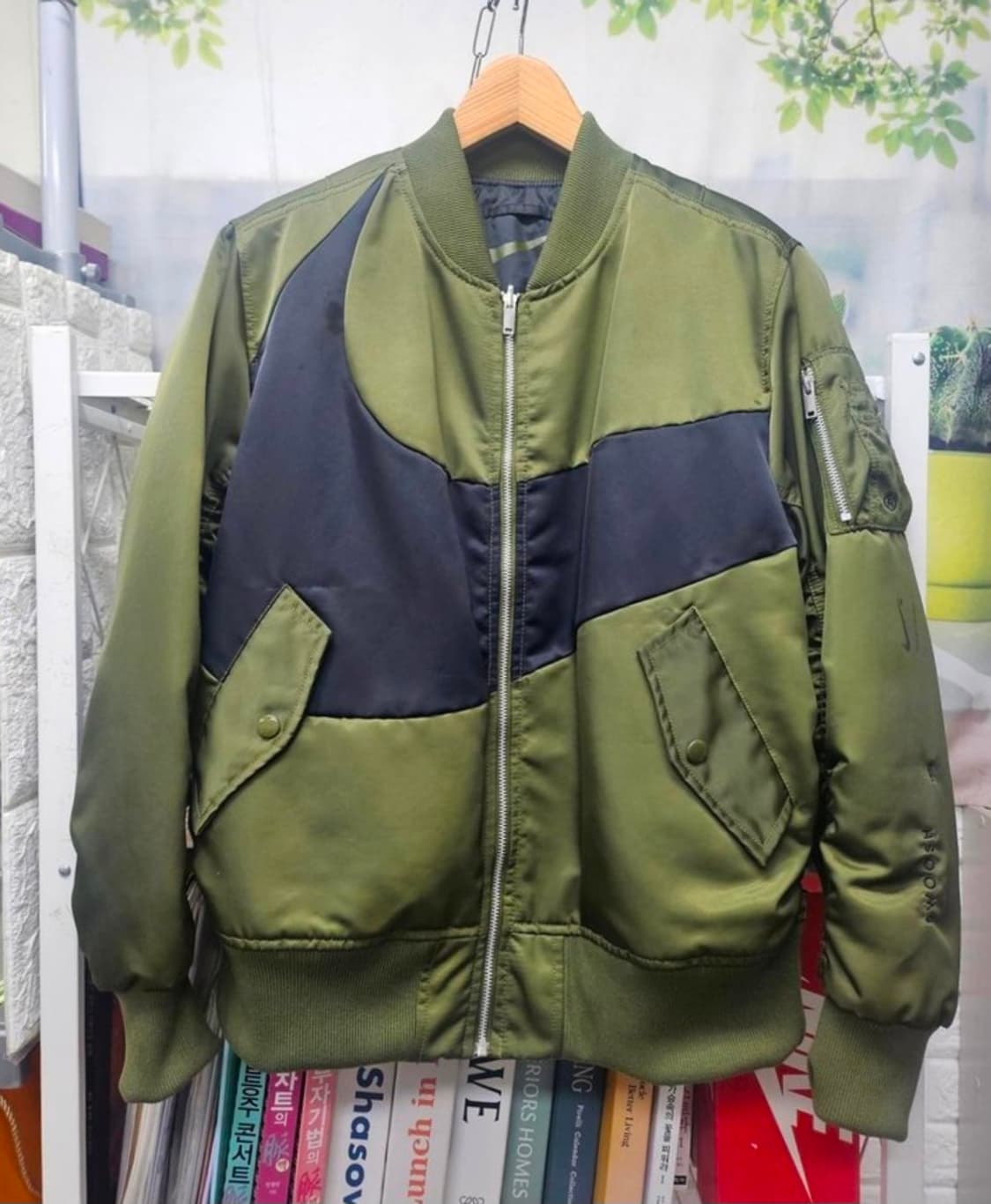 나이키 항공점퍼 110 써마핏 빅스우시 양면 봄버자켓패딩 블루종 XD72 상품이미지1