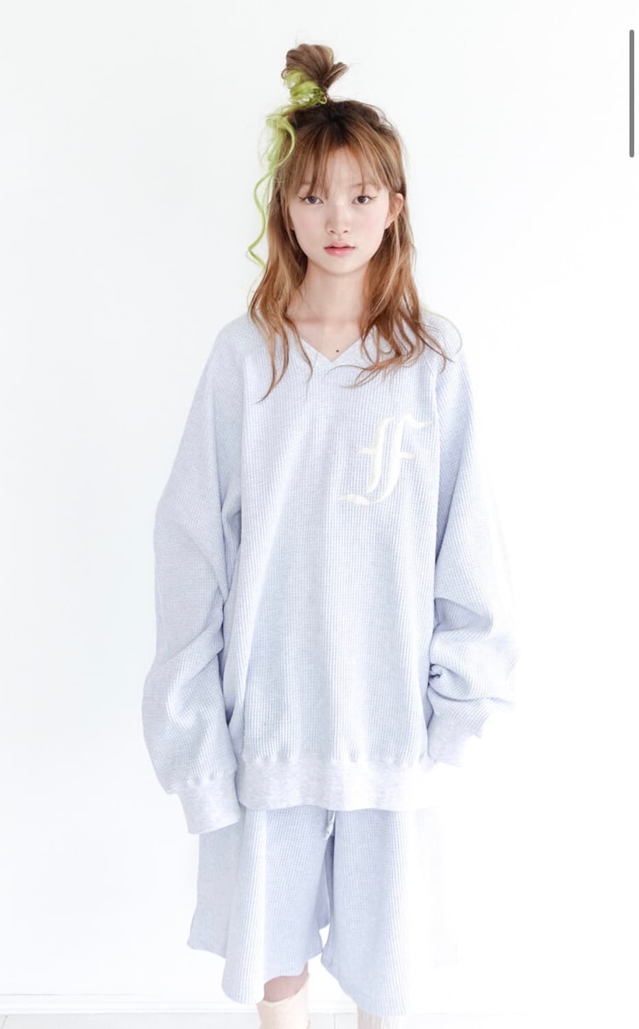 샵페어리 와플맨투맨 상품이미지1