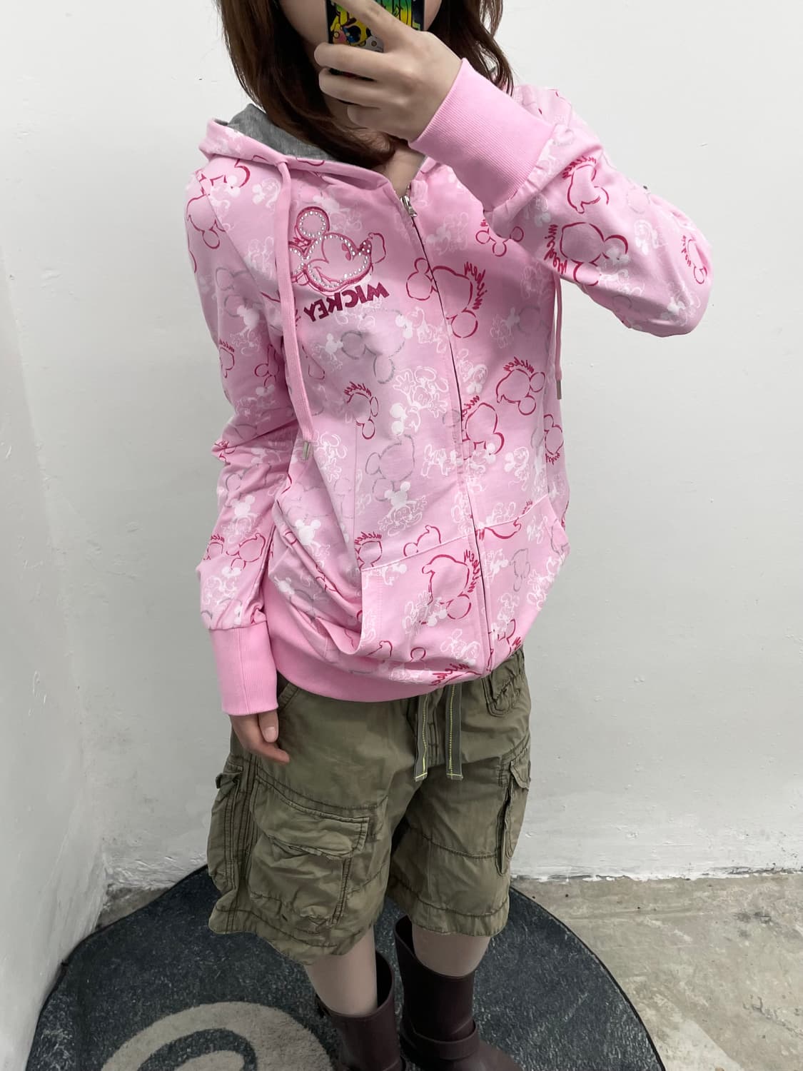핑크 미키 핫픽스 후드집업🎀 상품이미지4
