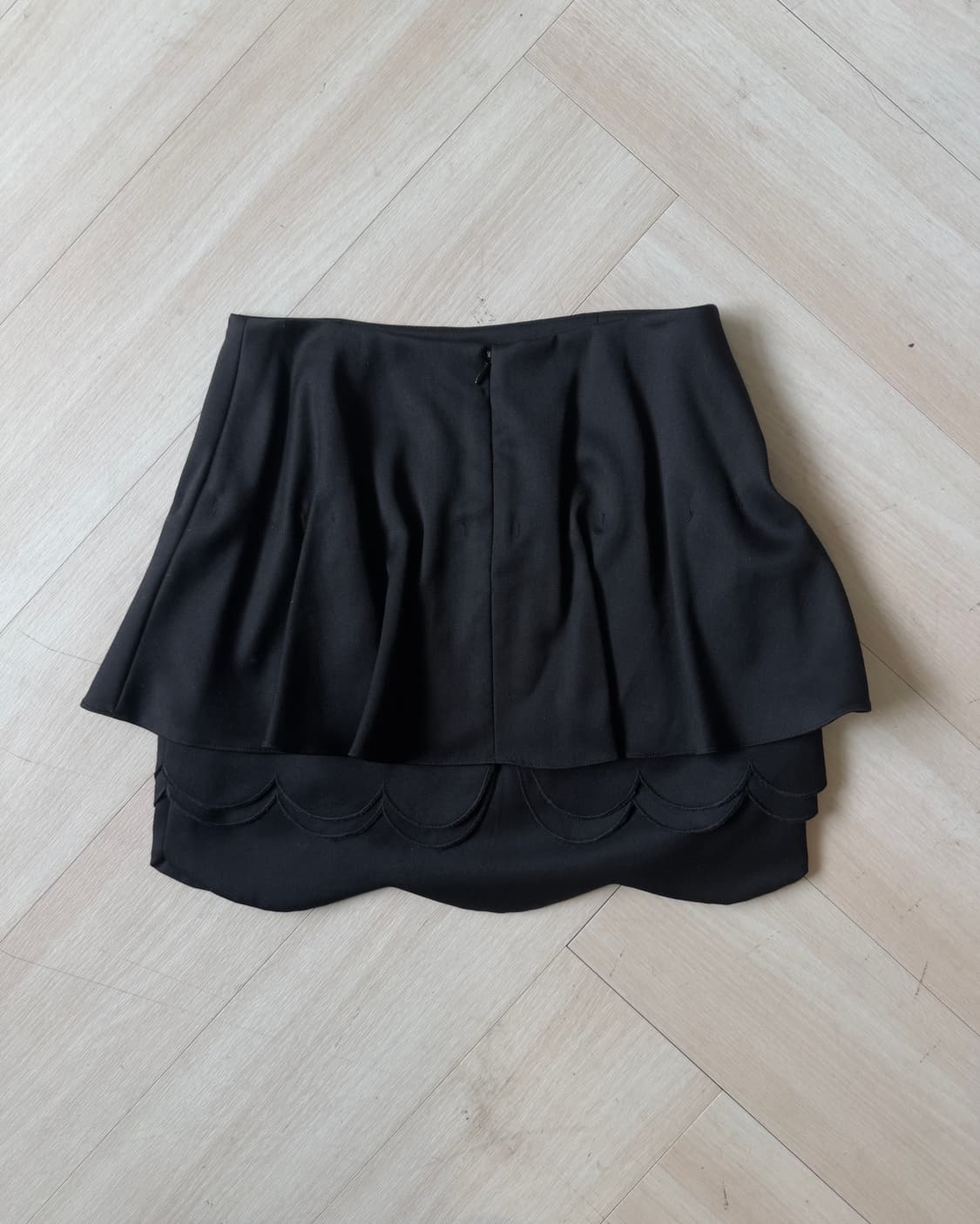 cloud stitch layered mini skirt 상품이미지6
