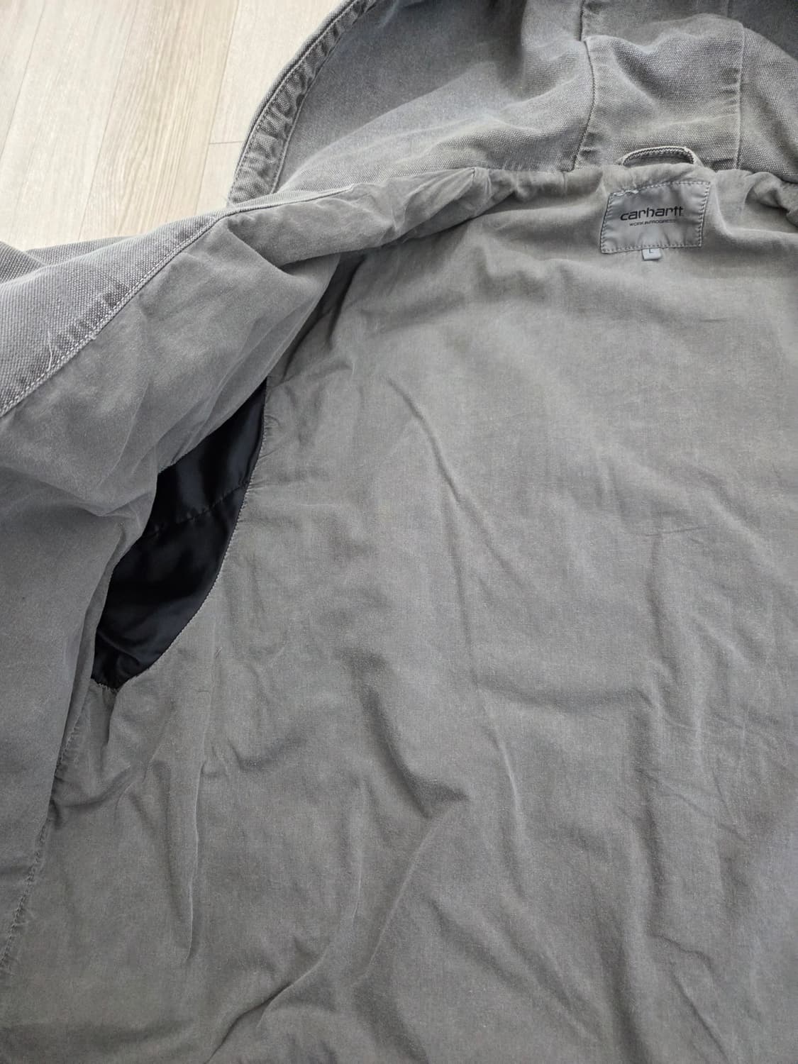 칼하트WIP 알링자켓 페이디드 블랙 L, 105-110 상품이미지9