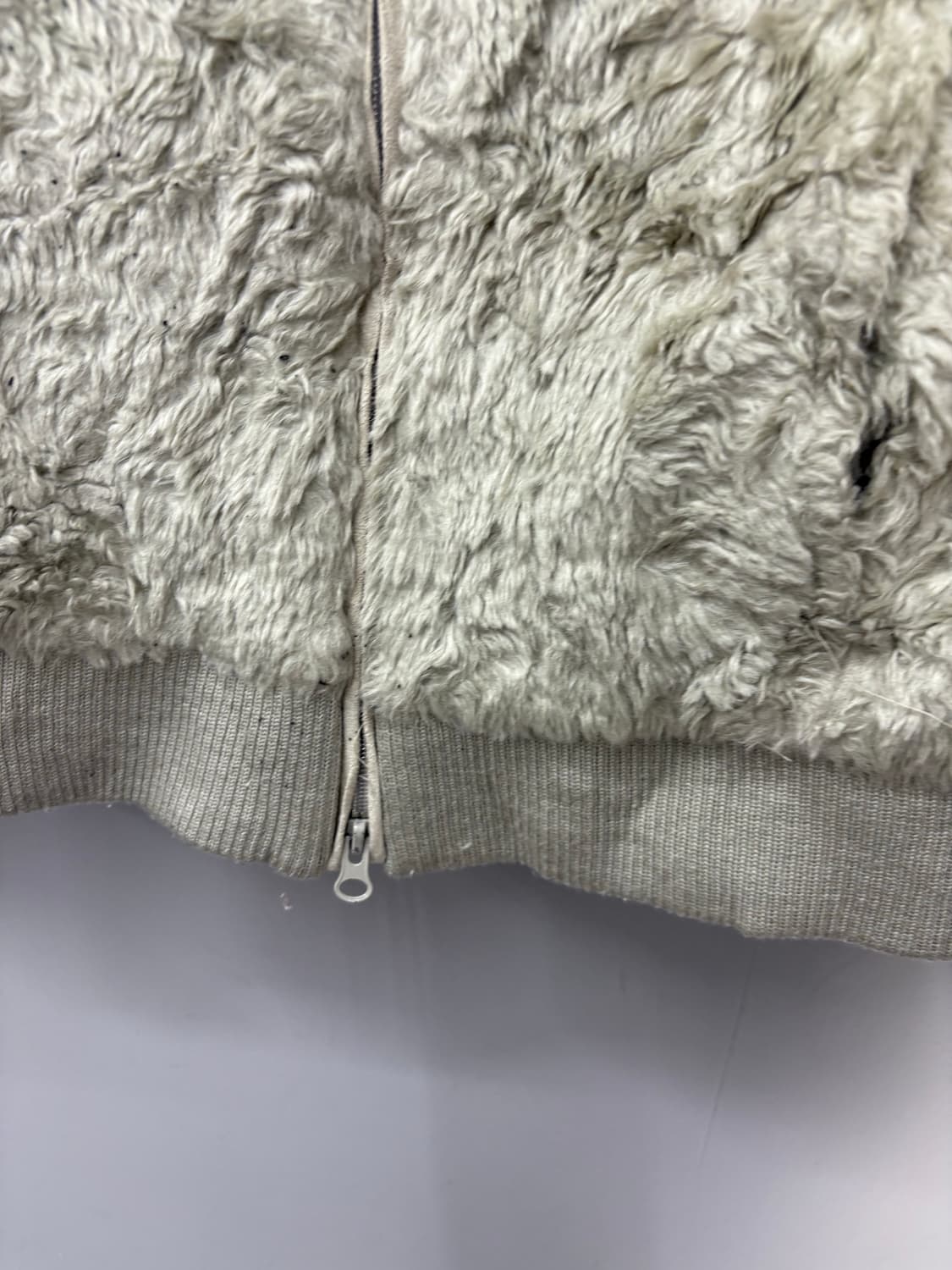 일본 빈티지 퍼 집업 투웨이 자켓 A2987 상품이미지3