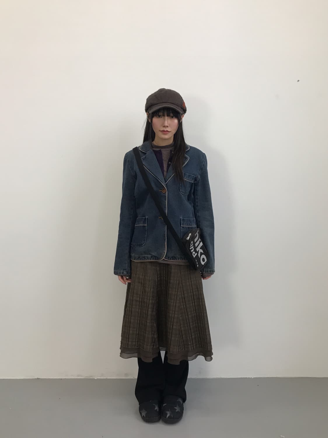 K-PANIC Vintage Piping Denim Jacket 상품이미지1