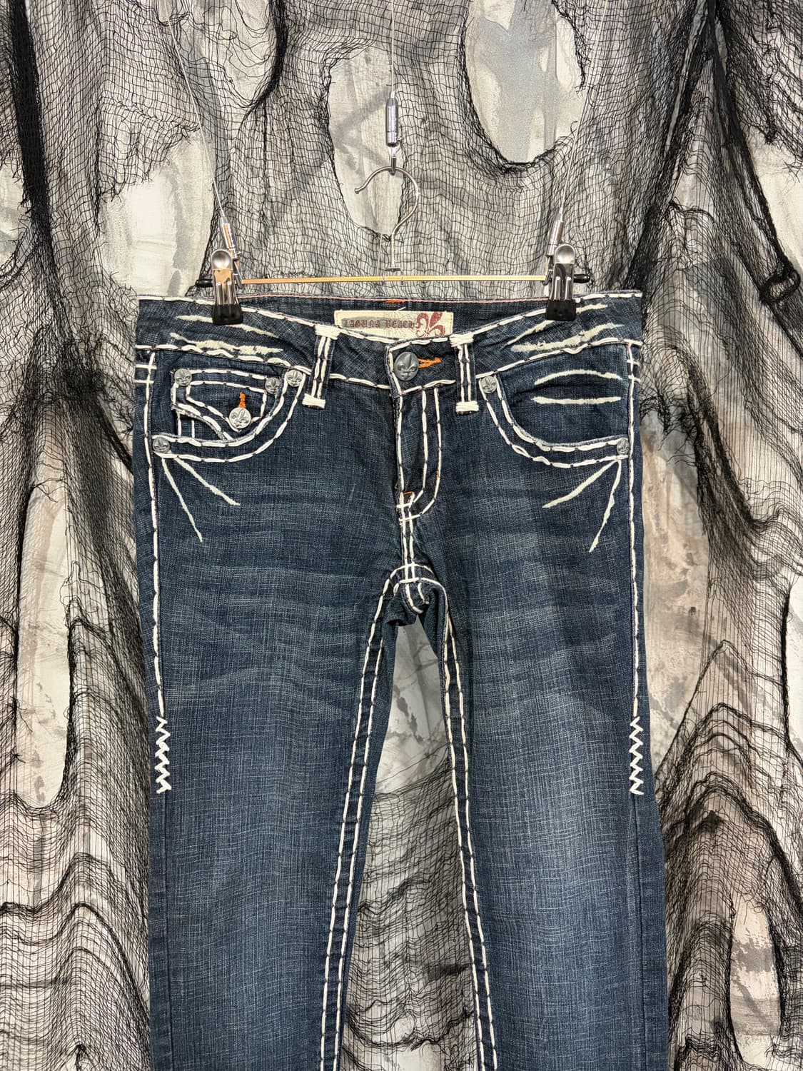 Laguna beach stitch low-rise pants 상품이미지8