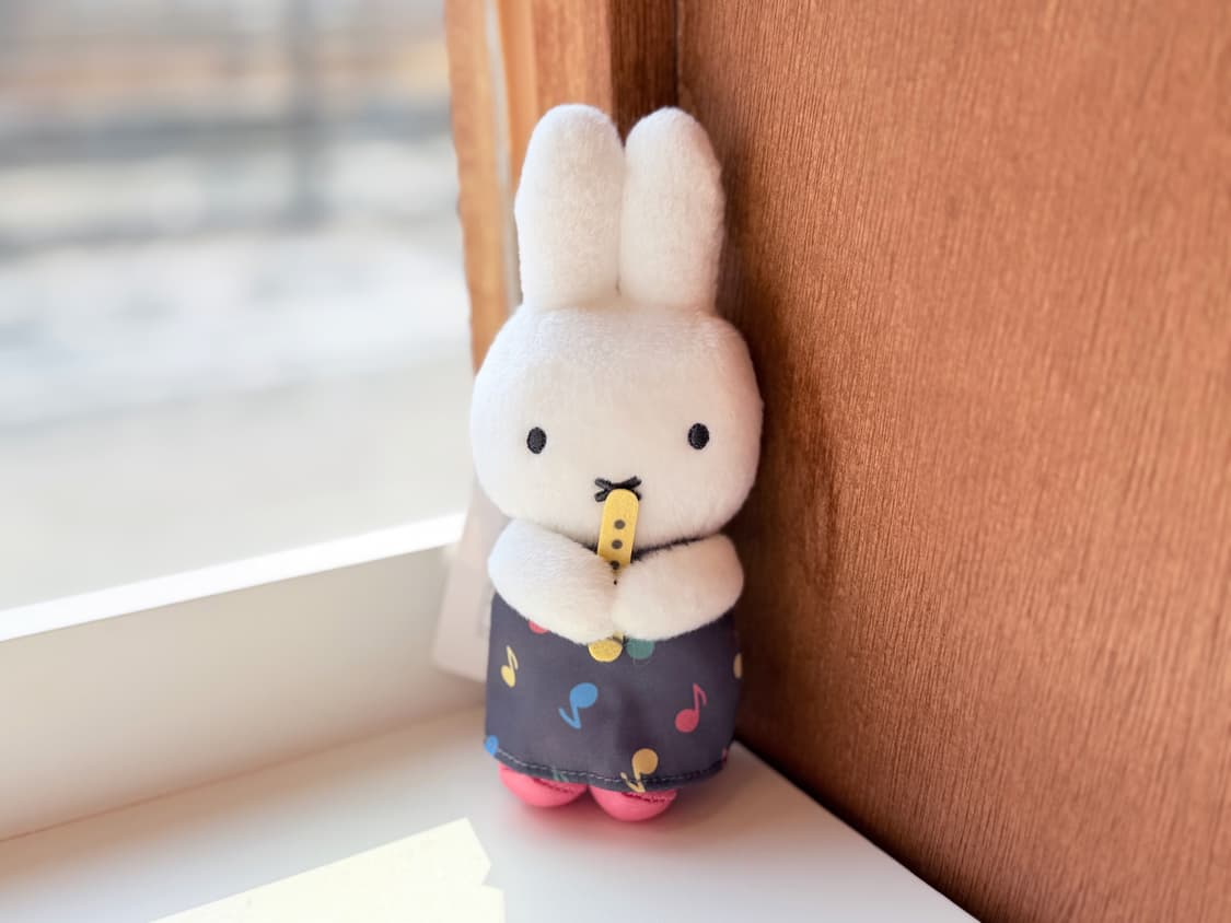 일본 세키구치 뮤직&미피 miffy 마스코트 키링 상품이미지2